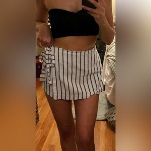 Forever 21 | Striped Wrap Skort